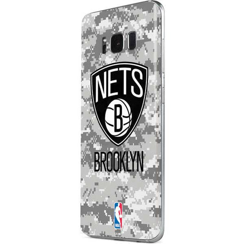 NBA Brooklyn Nets Digi Camo Galaxy S8 Plus Skin