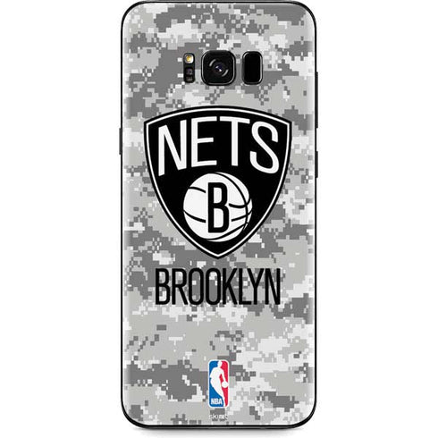 NBA Brooklyn Nets Digi Camo Galaxy S8 Skin