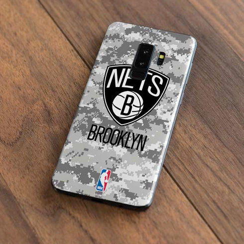NBA Brooklyn Nets Digi Camo Galaxy S9 Plus Skin