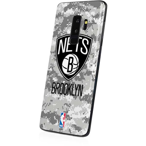 NBA Brooklyn Nets Digi Camo Galaxy S9 Plus Skin