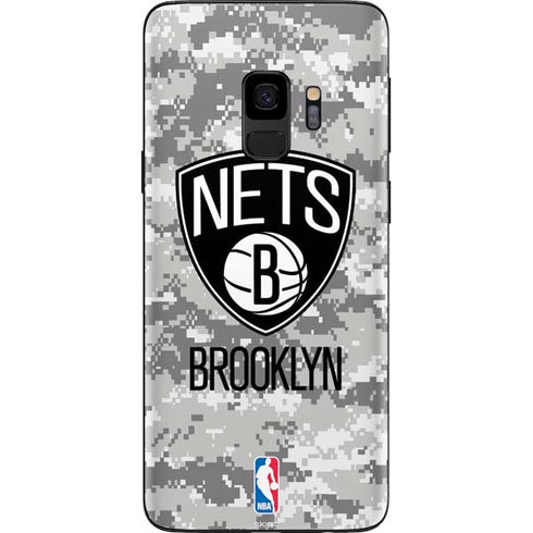 NBA Brooklyn Nets Digi Camo Galaxy S9 Skin