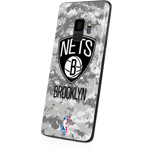 NBA Brooklyn Nets Digi Camo Galaxy S9 Skin
