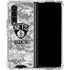 NBA Brooklyn Nets Digi Camo Galaxy Z Fold4 5G Clear Case