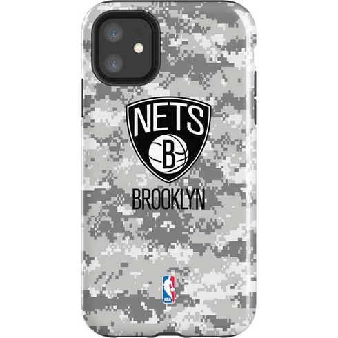NBA Brooklyn Nets Digi Camo iPhone 11 Impact Case
