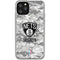 NBA Brooklyn Nets Digi Camo iPhone 11 Pro Clear Case