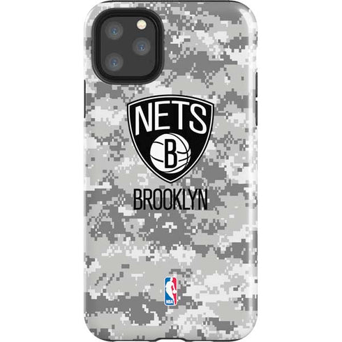 NBA Brooklyn Nets Digi Camo iPhone 11 Pro Max Impact Case