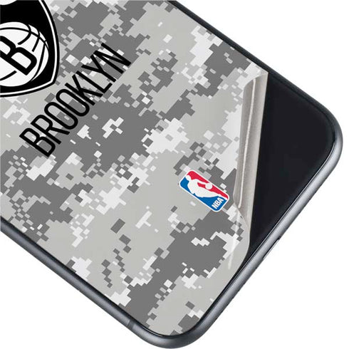 NBA Brooklyn Nets Digi Camo iPhone 11 Skin