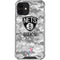 NBA Brooklyn Nets Digi Camo iPhone 12 Mini Clear Case