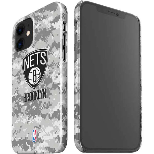 NBA Brooklyn Nets Digi Camo iPhone 12 Mini Lite Case