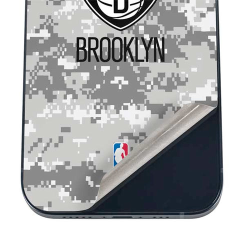 NBA Brooklyn Nets Digi Camo iPhone 12 Mini Skin