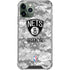 NBA Brooklyn Nets Digi Camo iPhone 12 Pro Clear Case