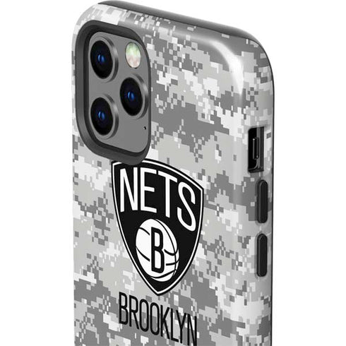 NBA Brooklyn Nets Digi Camo iPhone 12 Pro Impact Case