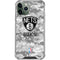 NBA Brooklyn Nets Digi Camo iPhone 12 Pro Max Clear Case