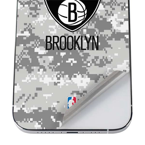 NBA Brooklyn Nets Digi Camo iPhone 12 Pro Skin
