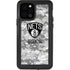 NBA Brooklyn Nets Digi Camo iPhone 12 Pro Waterproof Case