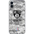 NBA Brooklyn Nets Digi Camo iPhone 12 Skin