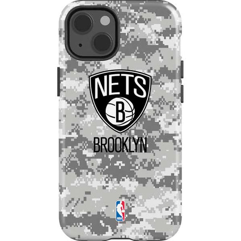NBA Brooklyn Nets Digi Camo iPhone 13 Impact Case