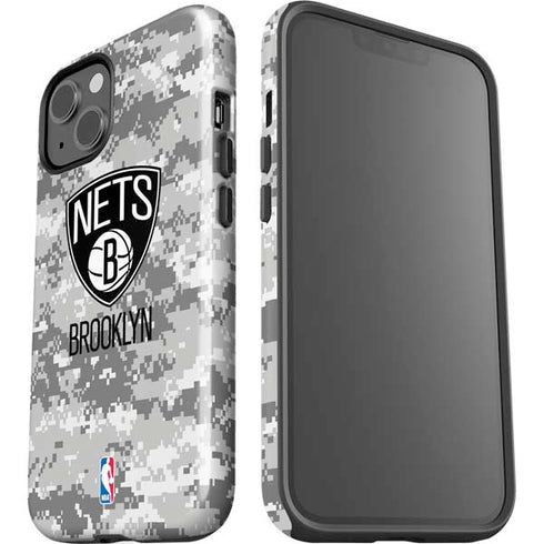 NBA Brooklyn Nets Digi Camo iPhone 13 Impact Case