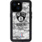 NBA Brooklyn Nets Digi Camo iPhone 13 Mini Waterproof Case