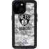 NBA Brooklyn Nets Digi Camo iPhone 13 Mini Waterproof Case