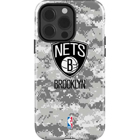 NBA Brooklyn Nets Digi Camo iPhone 13 Pro Impact Case