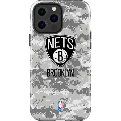 NBA Brooklyn Nets Digi Camo iPhone 13 Pro Max Impact Case