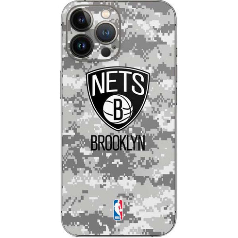NBA Brooklyn Nets Digi Camo iPhone 13 Pro Max Skin