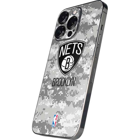 NBA Brooklyn Nets Digi Camo iPhone 13 Pro Max Skin