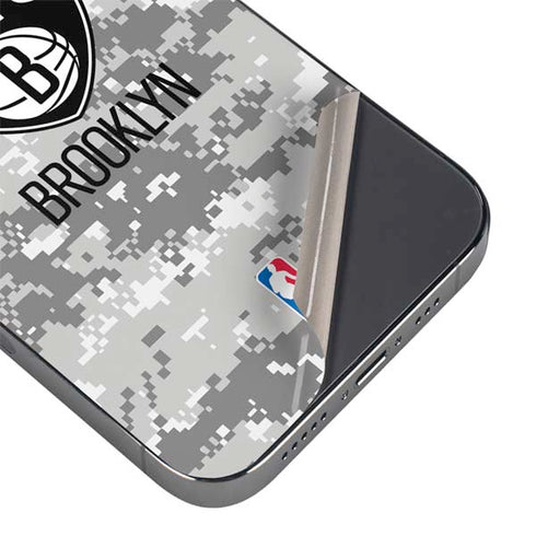 NBA Brooklyn Nets Digi Camo iPhone 13 Pro Max Skin