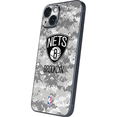 NBA Brooklyn Nets Digi Camo iPhone 14 Plus Skin