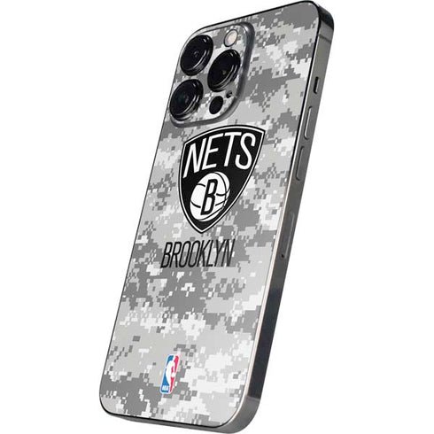 NBA Brooklyn Nets Digi Camo iPhone 14 Pro Max Skin