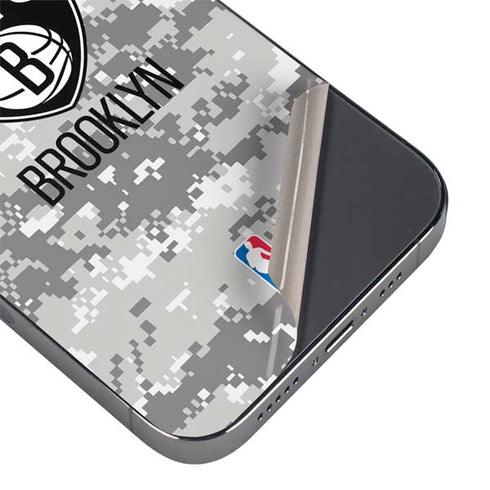 NBA Brooklyn Nets Digi Camo iPhone 14 Pro Max Skin
