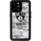 NBA Brooklyn Nets Digi Camo iPhone 14 Pro Max Waterproof Case