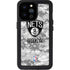 NBA Brooklyn Nets Digi Camo iPhone 14 Pro Max Waterproof Case