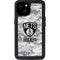 NBA Brooklyn Nets Digi Camo iPhone 15 Plus Waterproof Case