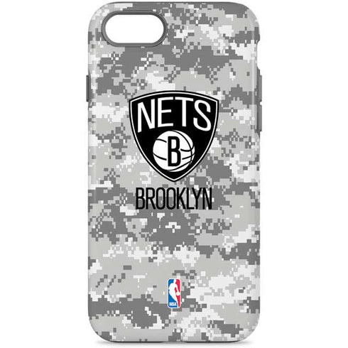 NBA Brooklyn Nets Digi Camo iPhone 7 Pro Case
