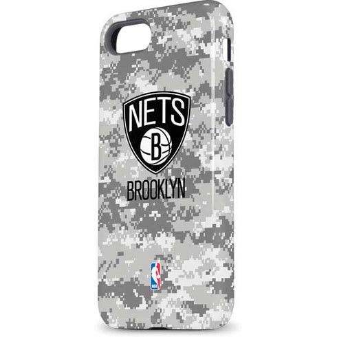 NBA Brooklyn Nets Digi Camo iPhone 7 Pro Case