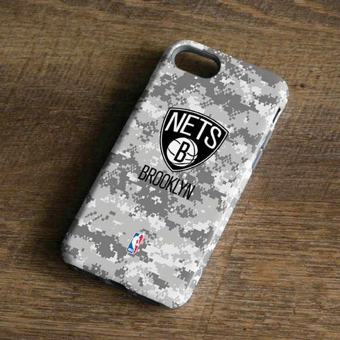 NBA Brooklyn Nets Digi Camo iPhone 7 Pro Case