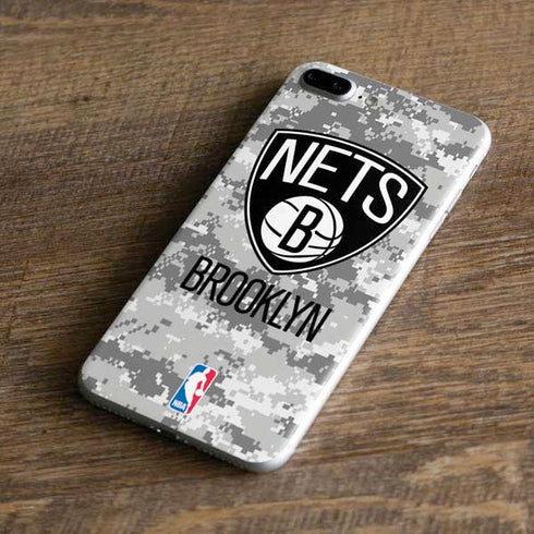 NBA Brooklyn Nets Digi Camo iPhone 8 Plus Skin