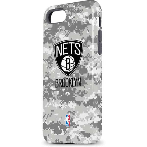 NBA Brooklyn Nets Digi Camo iPhone 8 Pro Case