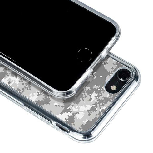NBA Brooklyn Nets Digi Camo iPhone SE (2nd & 3rd Gen) Clear Case