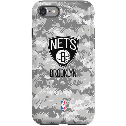 NBA Brooklyn Nets Digi Camo iPhone SE (2nd & 3rd Gen) Pro Case