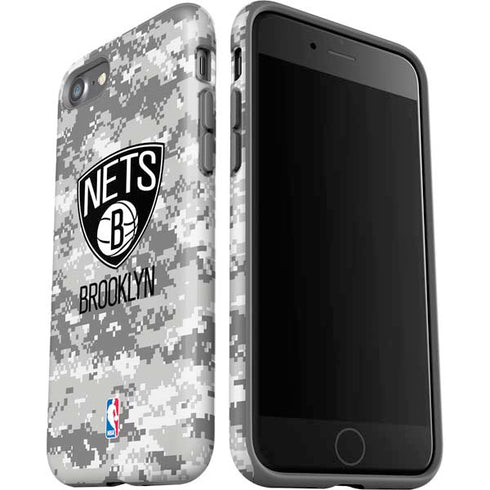 NBA Brooklyn Nets Digi Camo iPhone SE (2nd & 3rd Gen) Pro Case