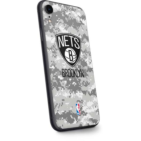 NBA Brooklyn Nets Digi Camo iPhone XR Skin