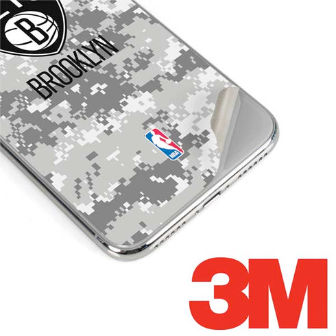 NBA Brooklyn Nets Digi Camo iPhone XS Max Skin