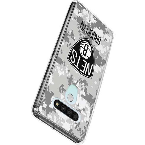 NBA Brooklyn Nets Digi Camo LG Stylo 6 Clear Case