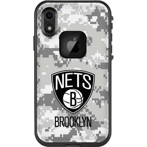 NBA Brooklyn Nets Digi Camo LifeProof Fre iPhone Skin