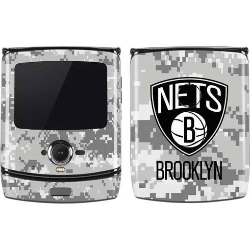NBA Brooklyn Nets Digi Camo Motorola RAZR Skin