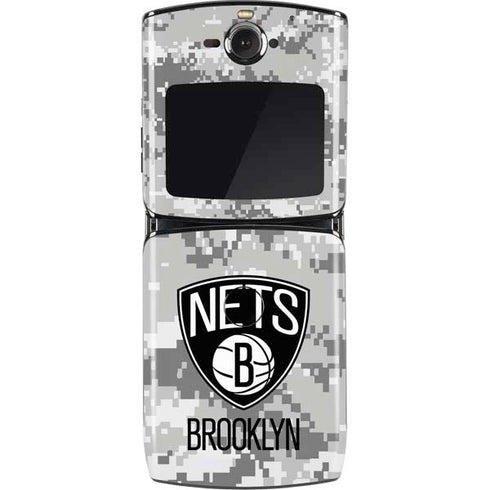 NBA Brooklyn Nets Digi Camo Motorola RAZR Skin