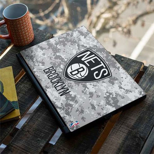 NBA Brooklyn Nets Digi Camo MSI GS65 Stealth Laptop Skin